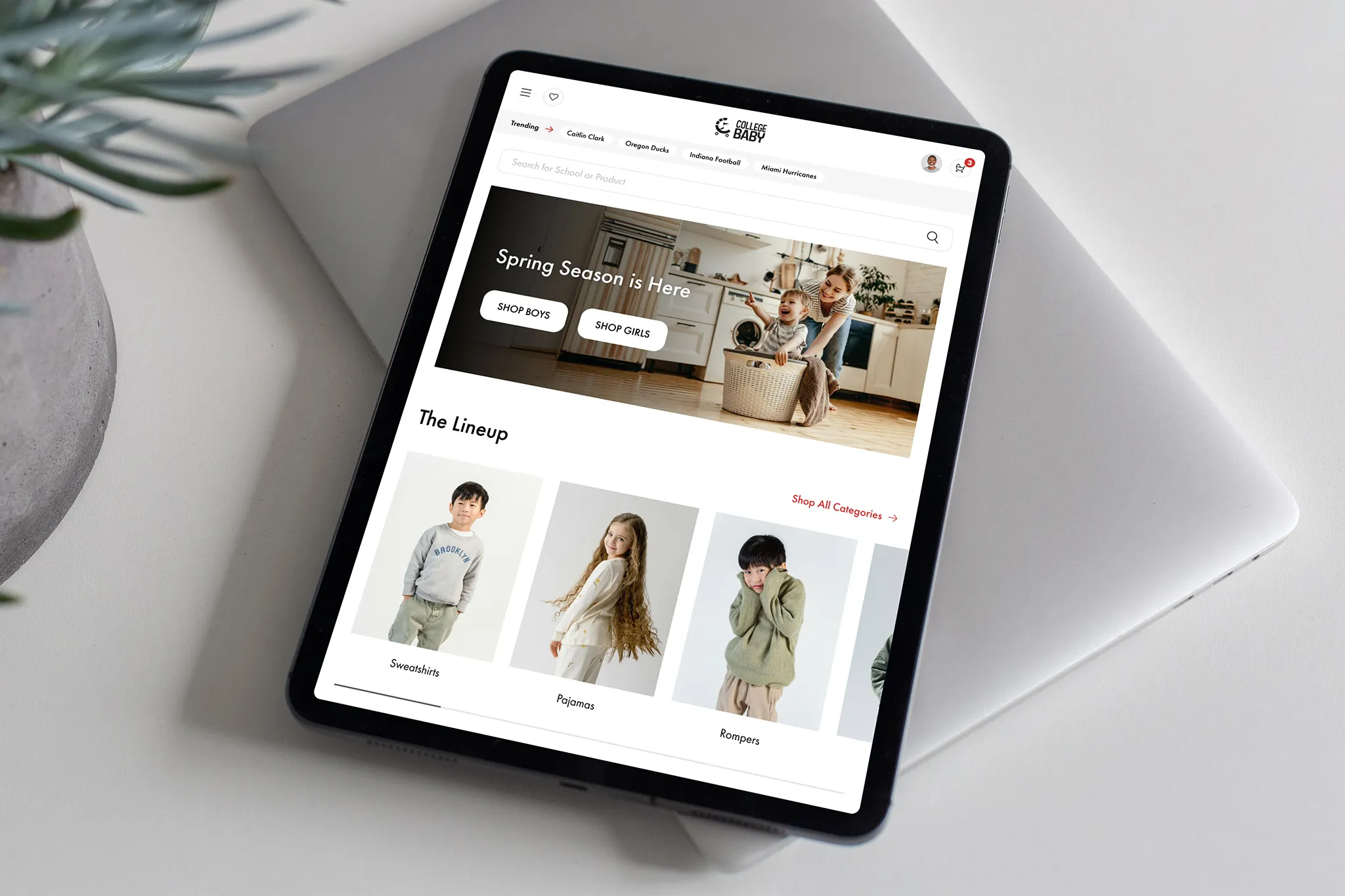 College Baby - Ecommerce for Clothing